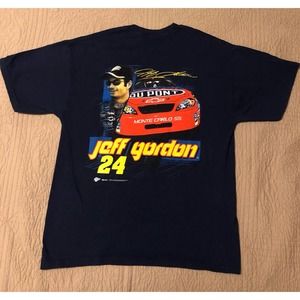 NASCAR Jeff Gordon Winner Circle short sleeve shirt Black Men’s Large